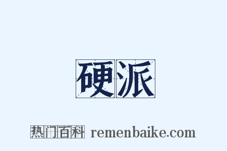 硬派是什么意思的图片